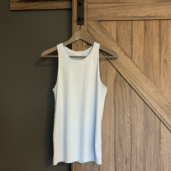 Wilfred Long Tank-Medium, sky blue - Picture 1 of 4